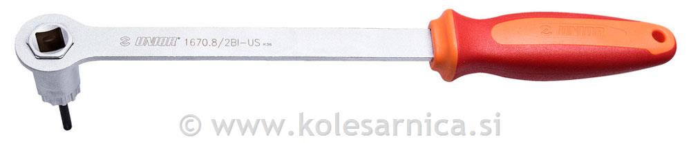UNIOR 1670.8/2BI-US Ključ za Zobnik