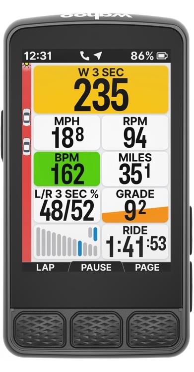 Luč WAHOO Trackr Radar