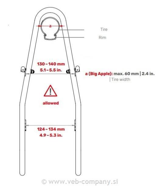 Prtljažnik TUBUS Tara Big Apple Lowrider
