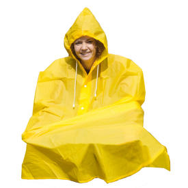 pelerina m-wave rain poncho yellow